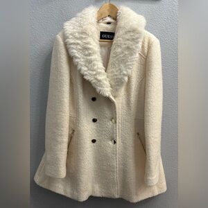 STUNNING Ivory Wool Coat